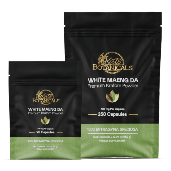 White Maeng Da Kratom Capsules