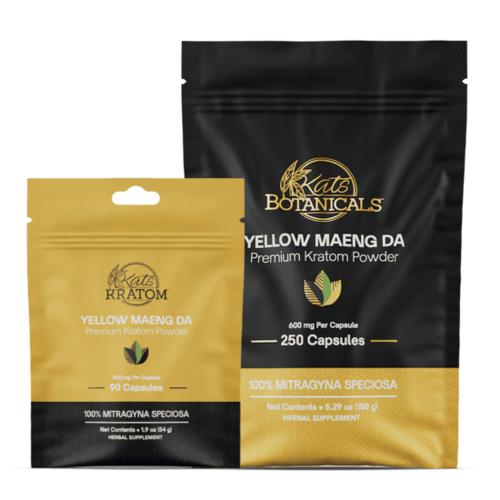 Yellow Maeng Da Kratom Capsules