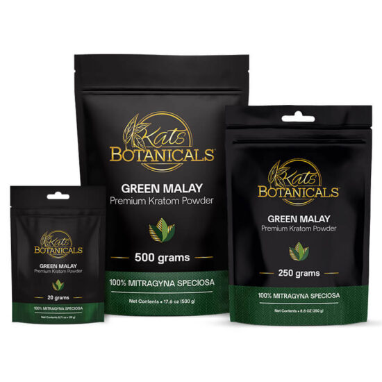 Kratom Powder Green Malay bags