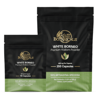 White Borneo Kratom Capsules