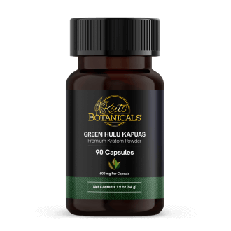 Green Hulu Kapuas Kratom capsules 90 count