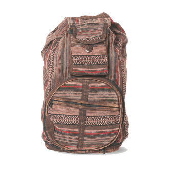 Red convertible Nepal backpack