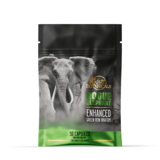 rogue elephant kratom capsules green