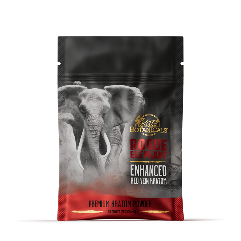 rogue elephant kratom capsules red