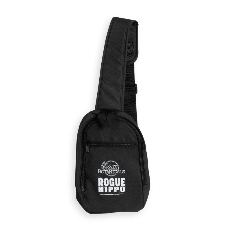 Rogue Hippo Crossbody Sling Bag White Logo