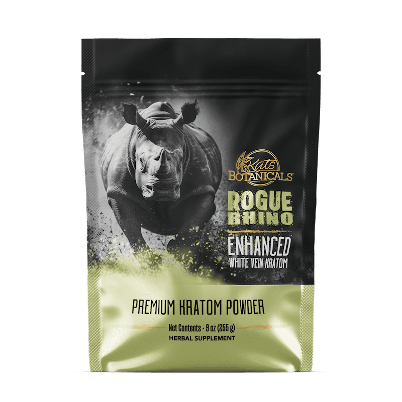 Rogue Rhino Enhanced Kratom White Vien 255g
