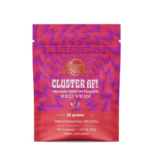 Cluster AF! Red Vein Premium Kratom Powder - Kats Botanicals