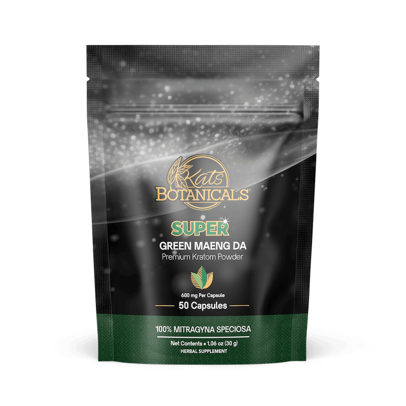 Super Green Maeng Da Kratom Capsules