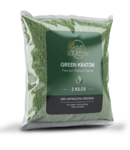 2 Kilo Green Kratom Powder - Kats Botanicals