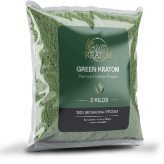2 Kilo Green Kratom Powder - Kats Botanicals