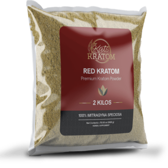 2 Kilo Red Kratom Powder - Kats Botanicals