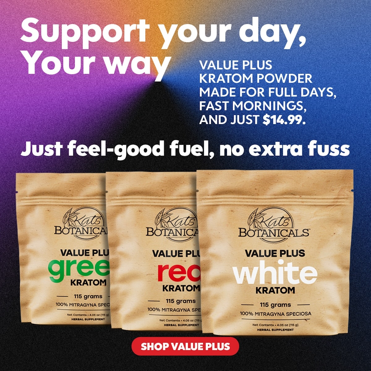 Value Plus Kratom - Kats Botanicals