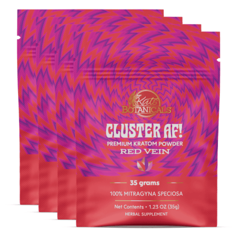 Cluster AF Red Vein - 4 Pack
