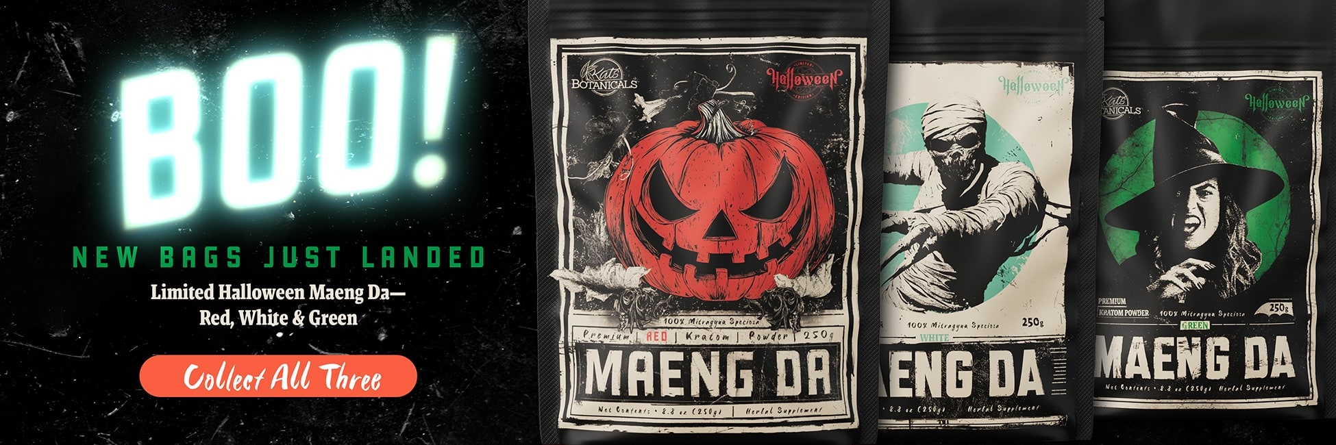 Maeng Da - Limited Edition Halloween Bag - Kats Botanicals