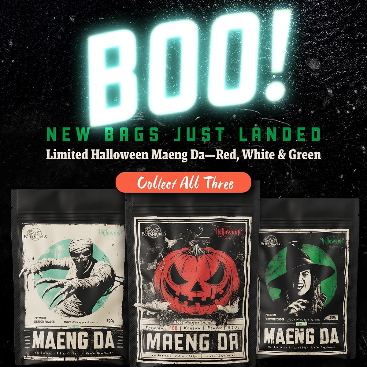 Maeng Da - Limited Edition Halloween Bag - Kats Botanicals