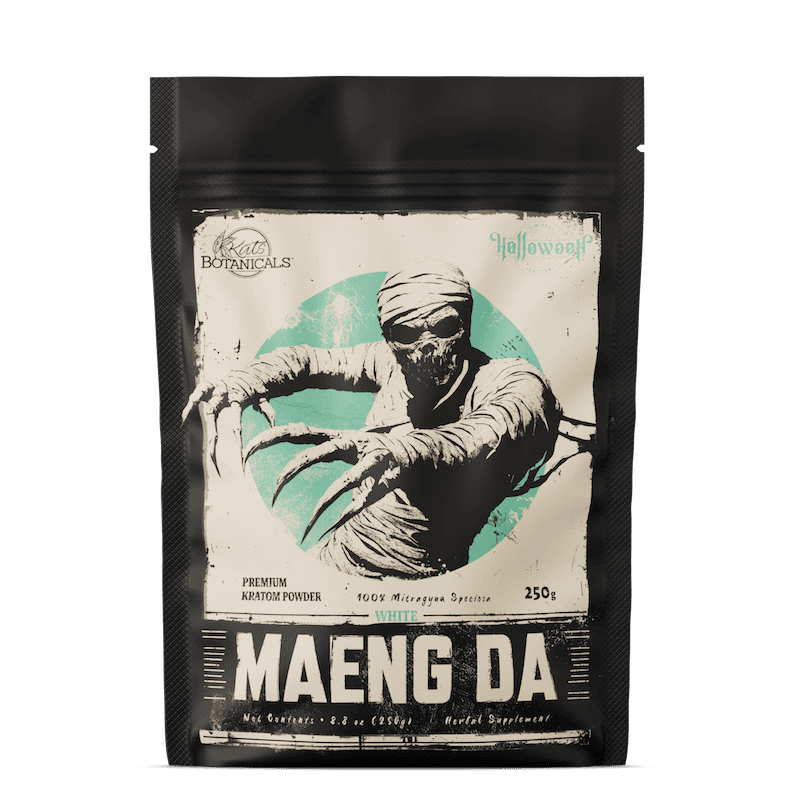 White Maeng Da - Limited Edition Halloween Bag - Kats Botanicals