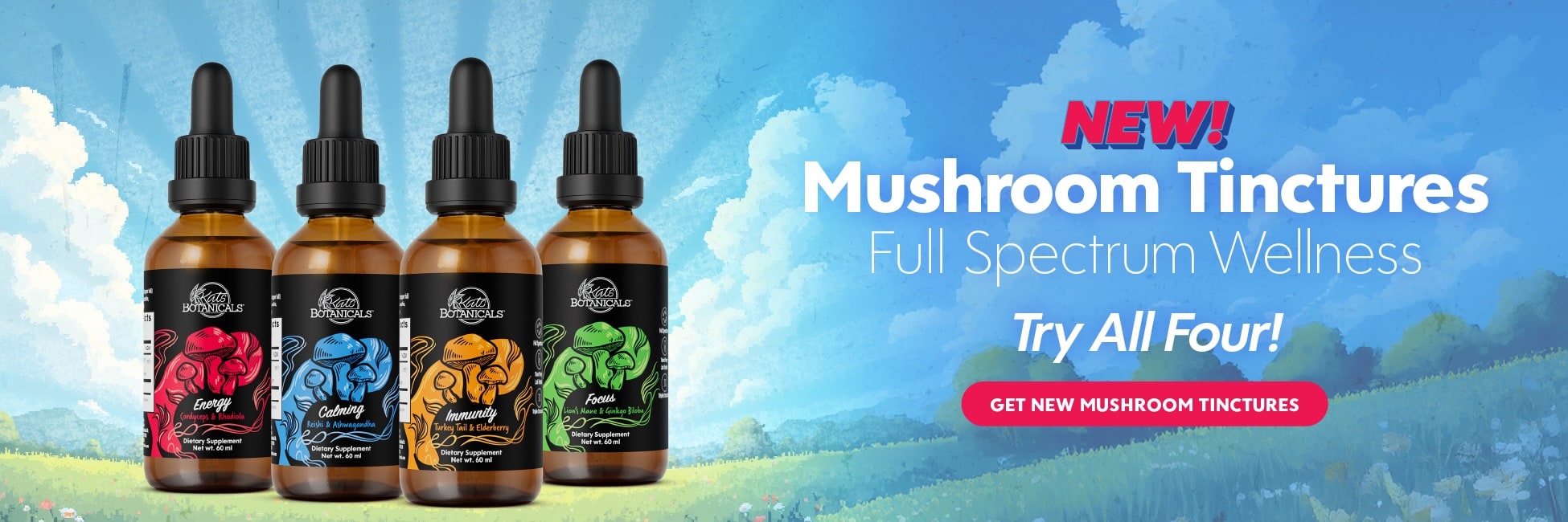 Kats Botanicals - Mushroom Tinctures