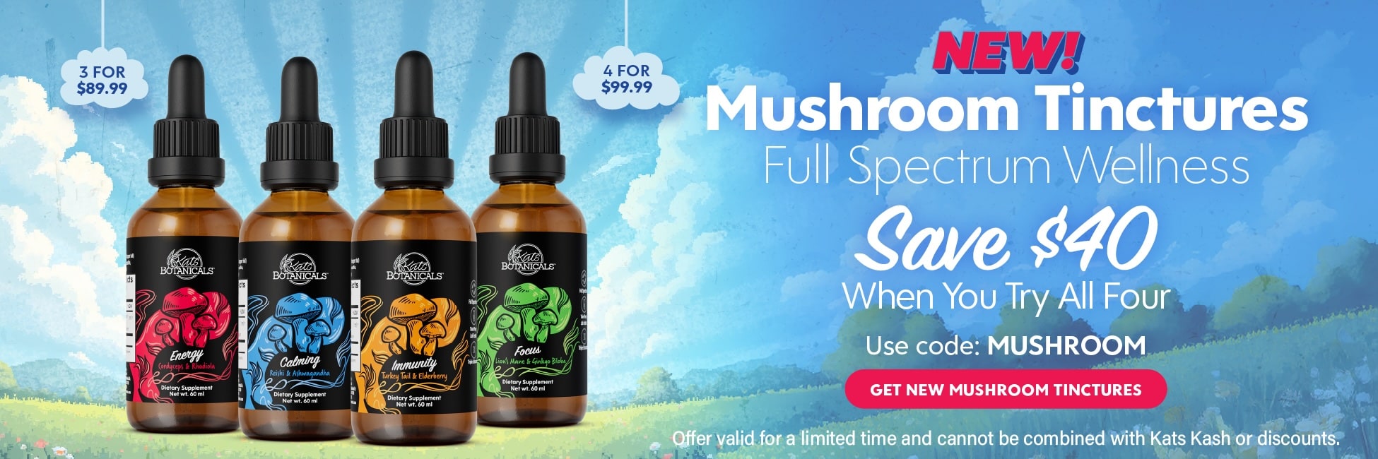 Kats Botanicals - Mushroom Tinctures