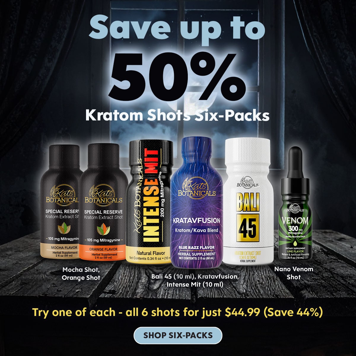 Kats Botanicals - Save up to 50% of Shots