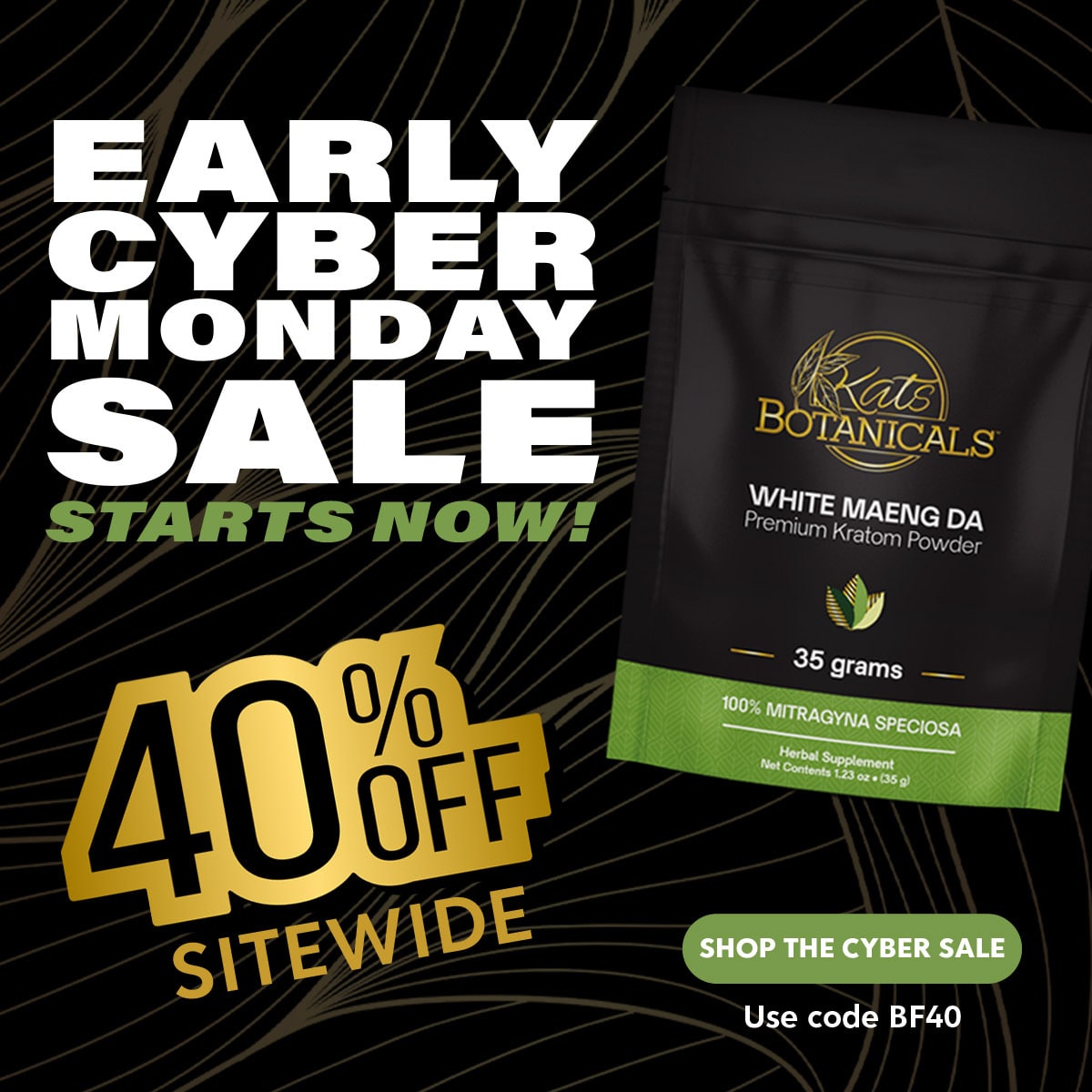 40% OFF Site wide - Kats Botanicals