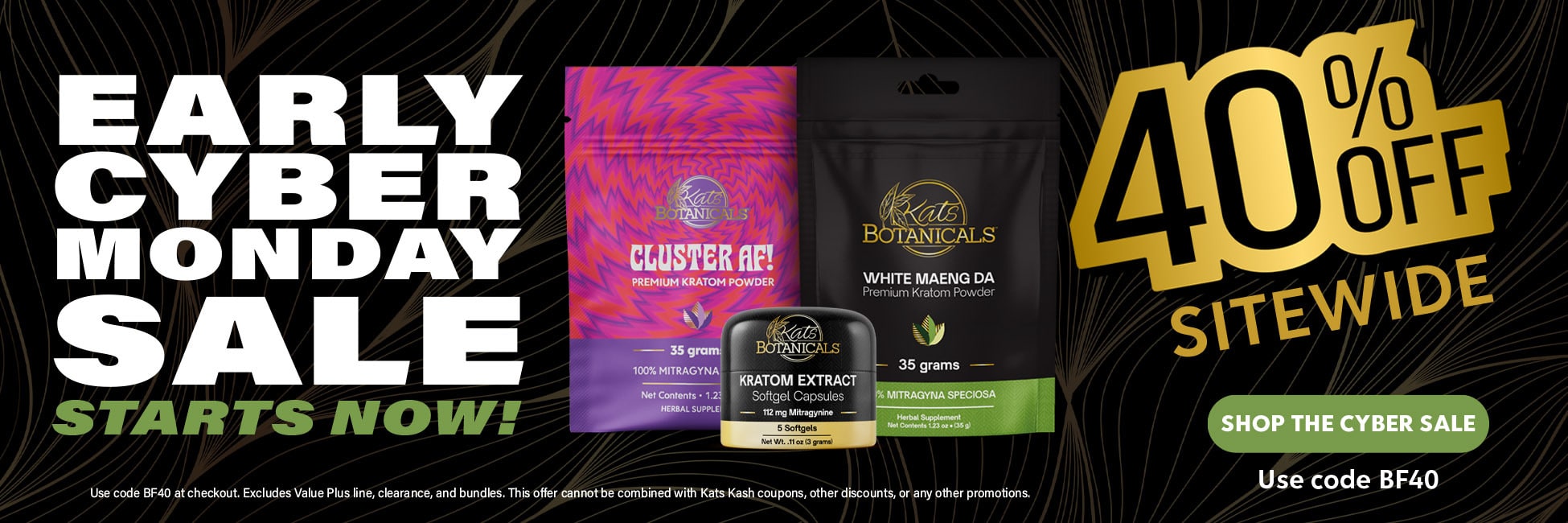 40% OFF Site wide - Kats Botanicals