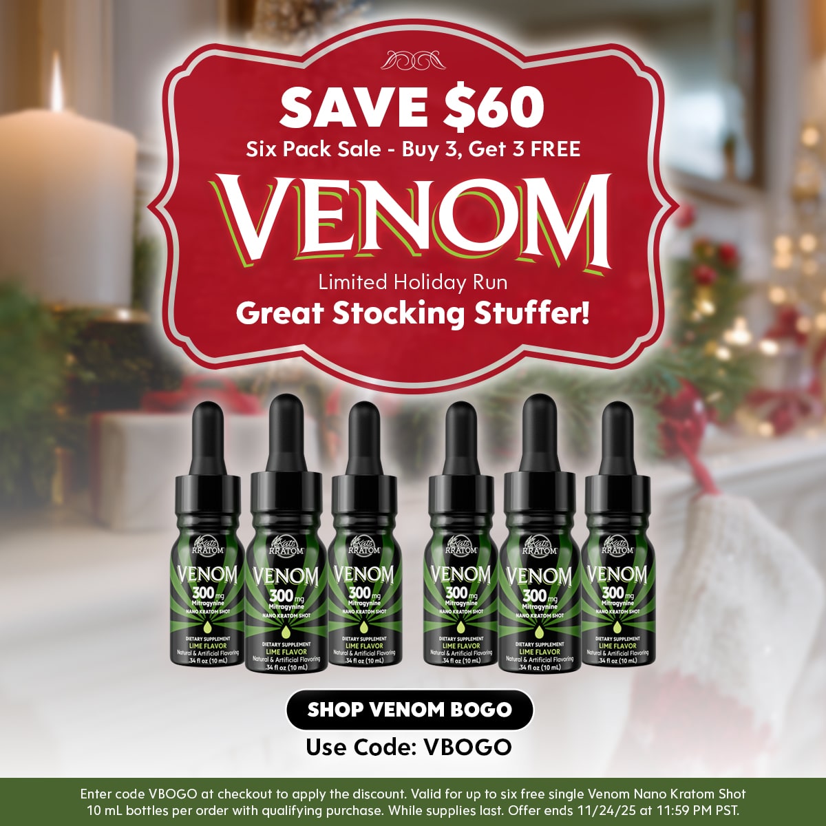 Christmas Venom Bogo Sale - Kats Botanicals