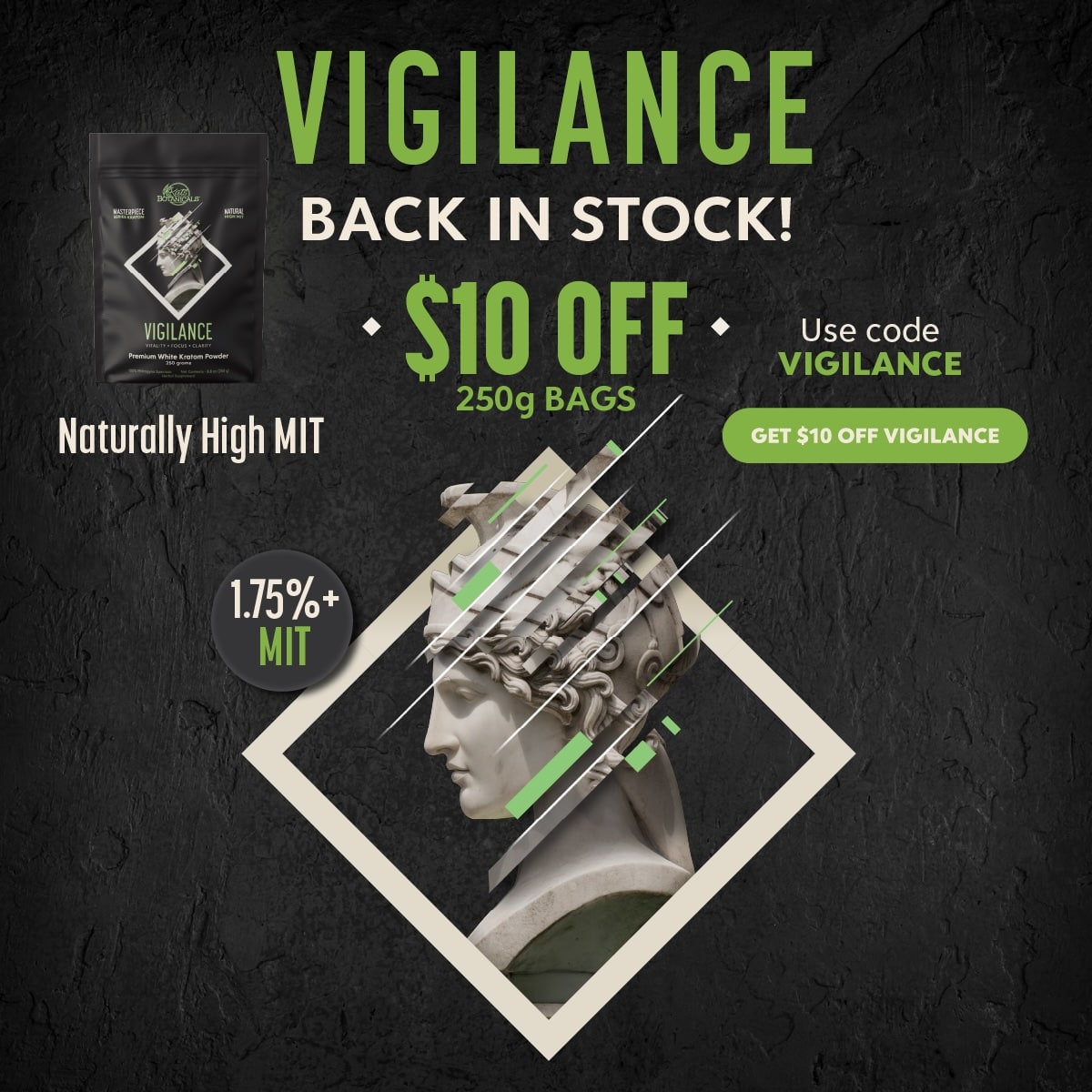 Vigilance High MIT Kratom Powder