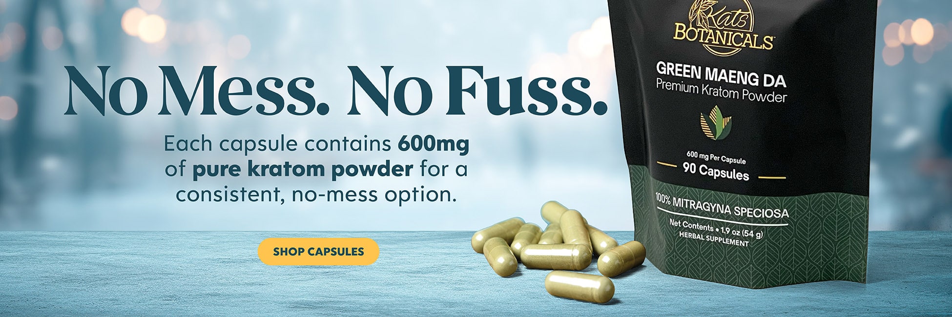 Kratom Capsules - Kats Botanicals