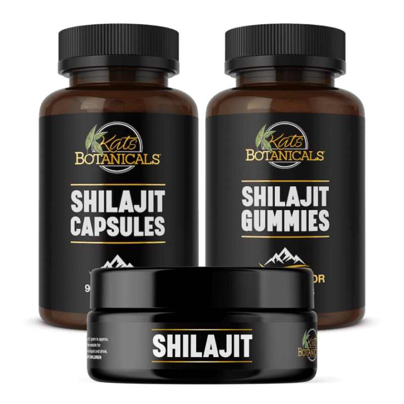 Shilajit - Resin Capsules and Gummies