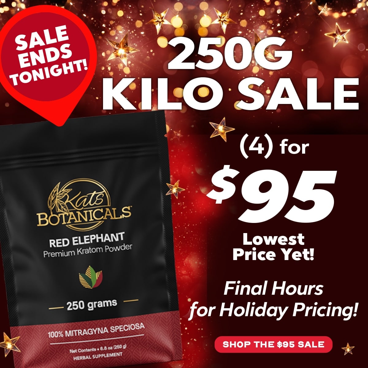 250g Kilo Kratom Sale - Kats Botanicals