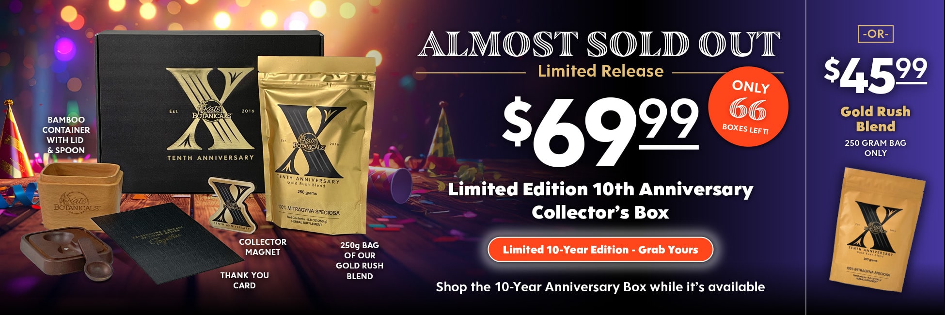 10th Anniversary Box - Kats Botanicals