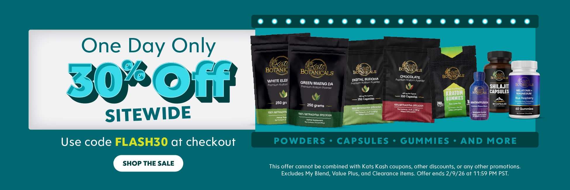 30% Off - Kats Botanicals