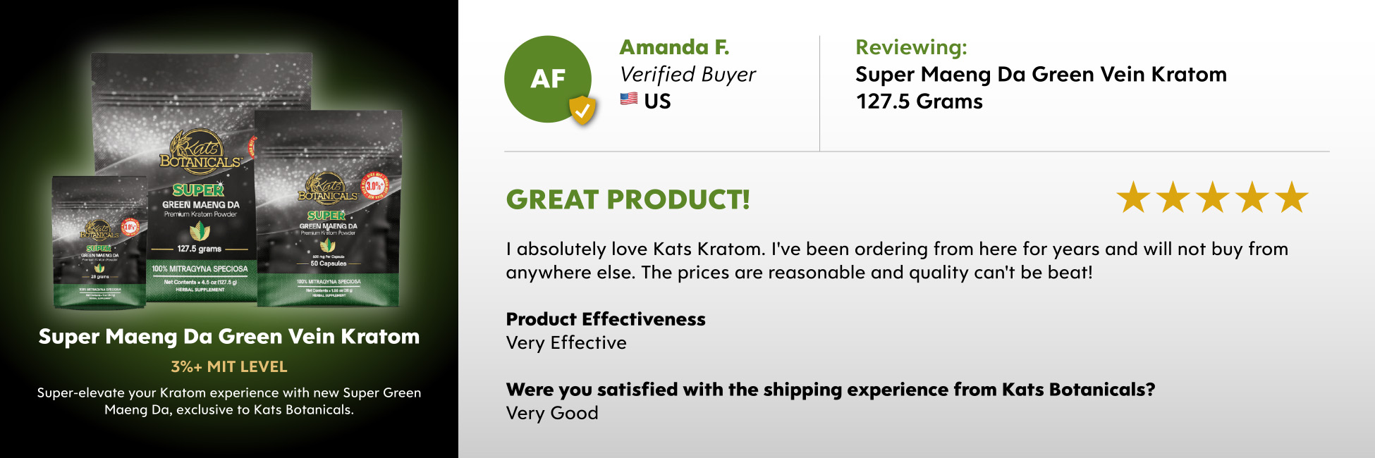 Kats Botanicals - Super Maeng Da Kratom