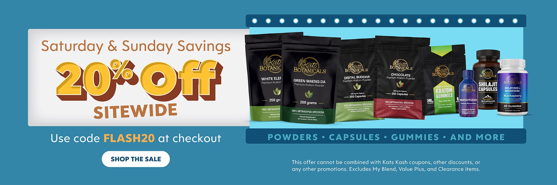 Saturday and Sunday Savings - Kats Botanicals