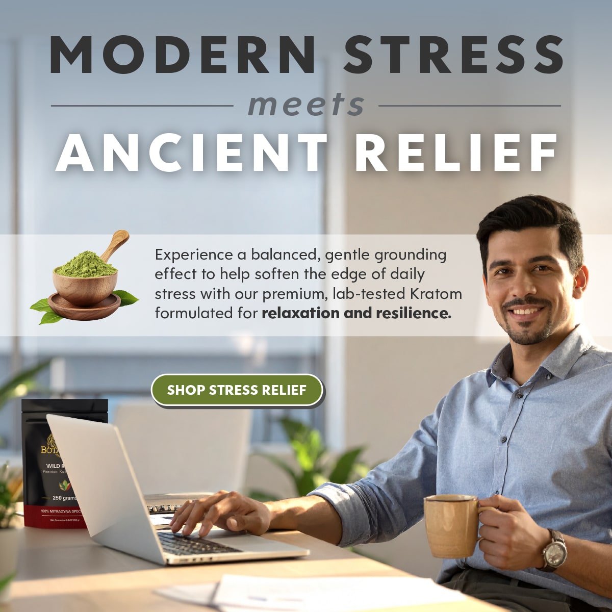 Stress Relief - Kratom by Kats Botanicals