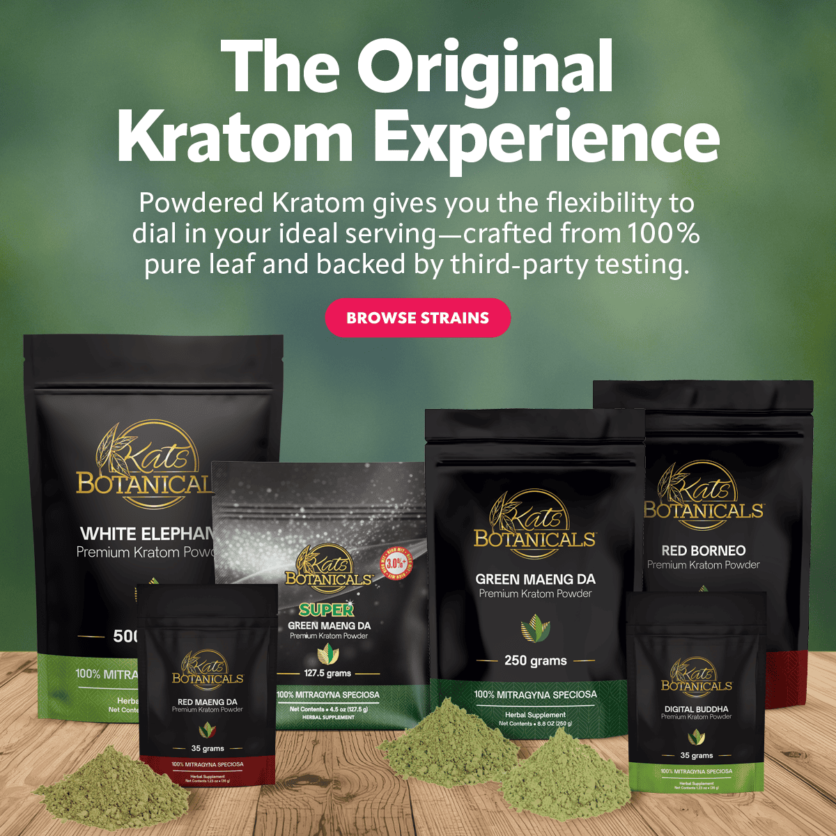 Kratom Powders - Kats Botanicals