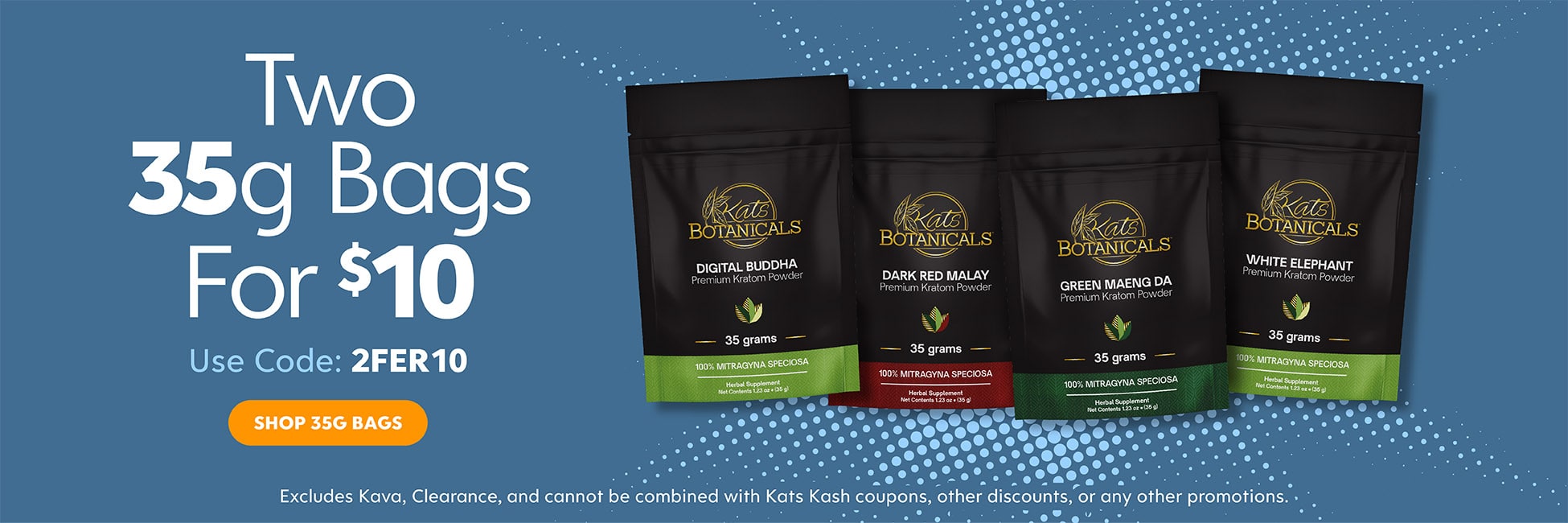 35g Kratom Powder Sale - Kats Botanicals