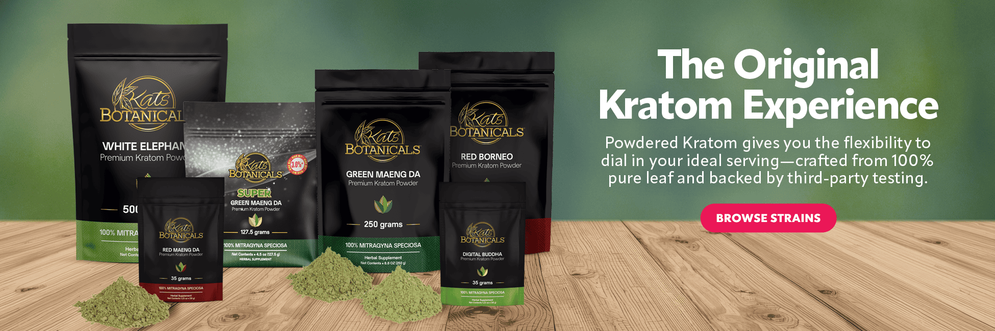 Kratom Powders - Kats Botanicals