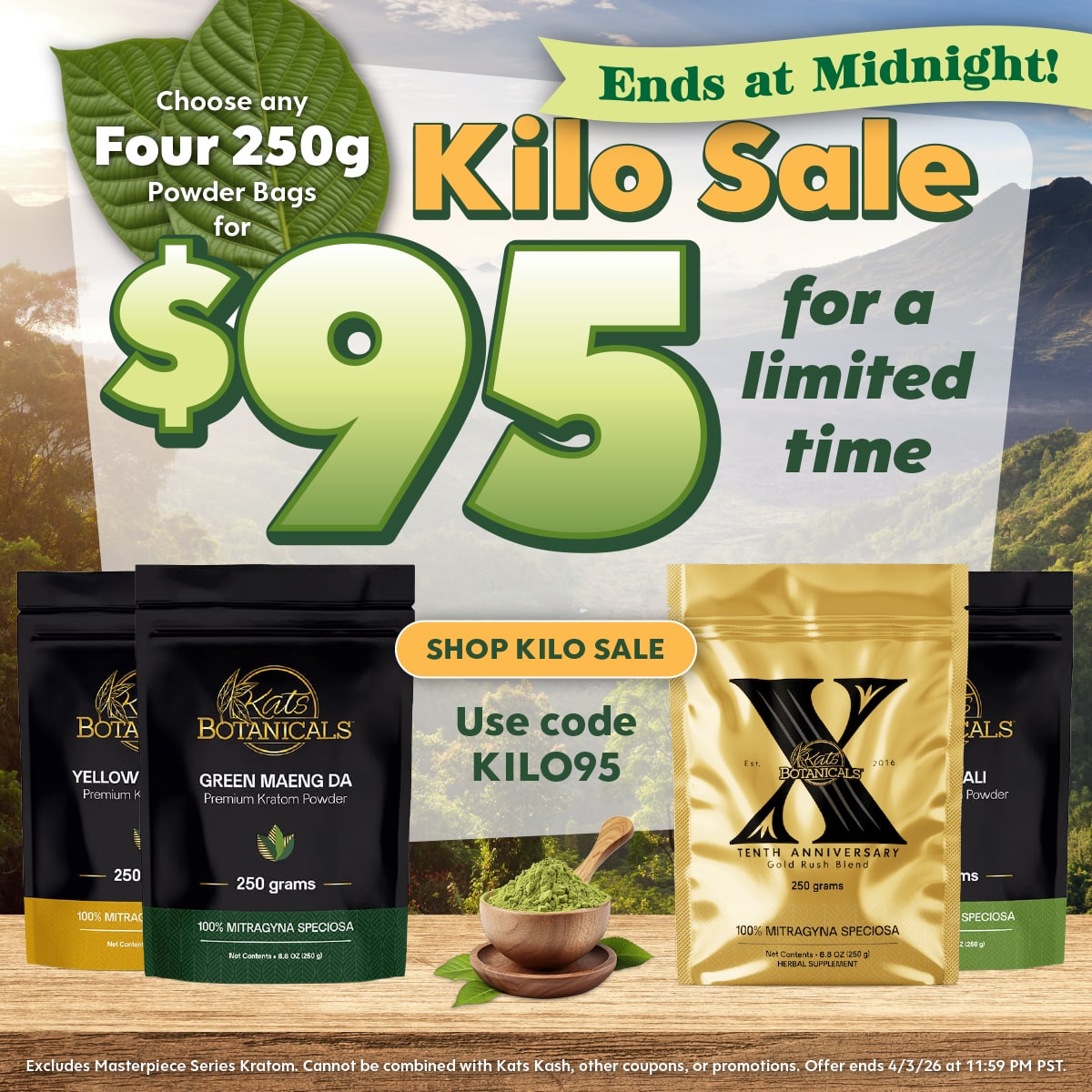 250g Kilo Sale Slider - Kats Botanicals