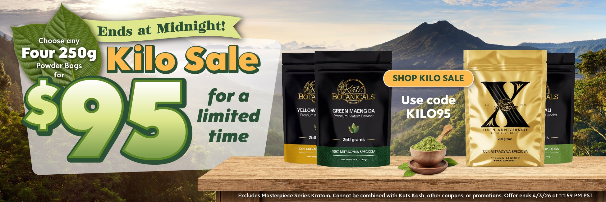 250g Kilo Sale Slider - Kats Botanicals