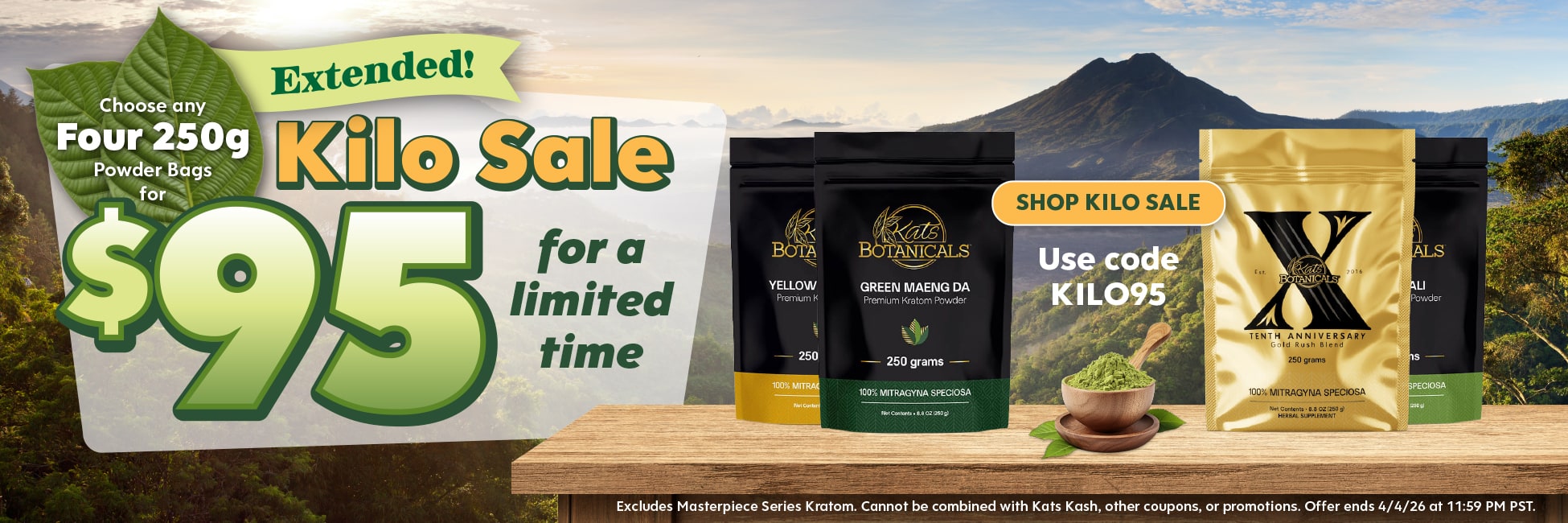 250g Kilo Sale Slider - Kats Botanicals