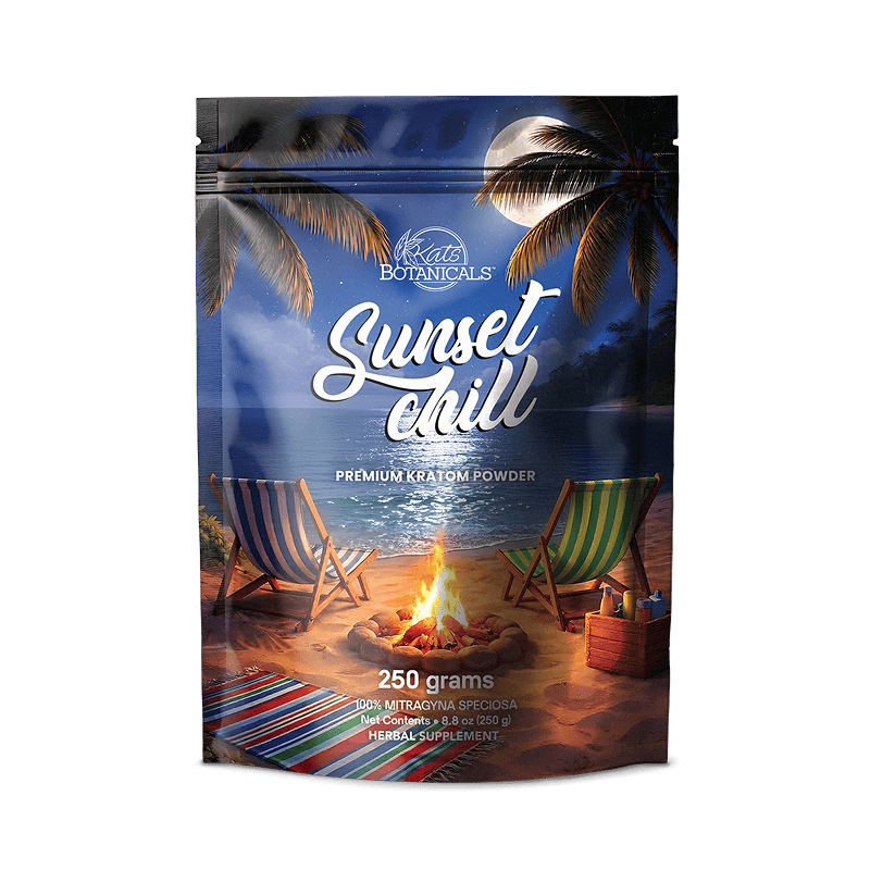 Sunset Chill Kratom Powder - Kats Botanicals