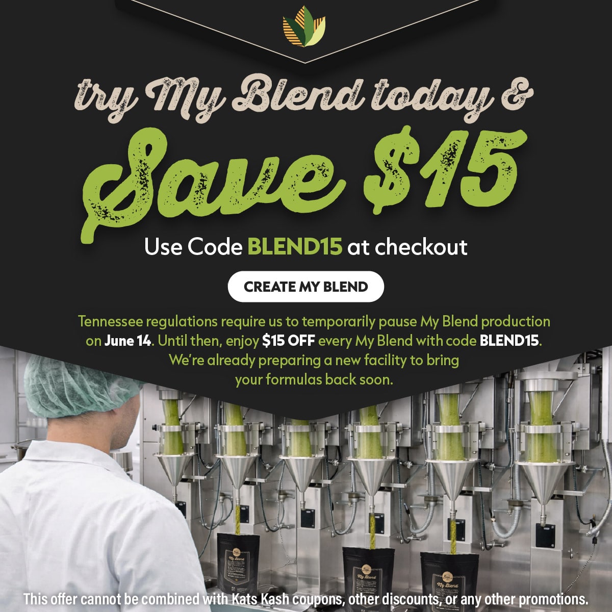 Kats Botanicals - My Blend $15 Off