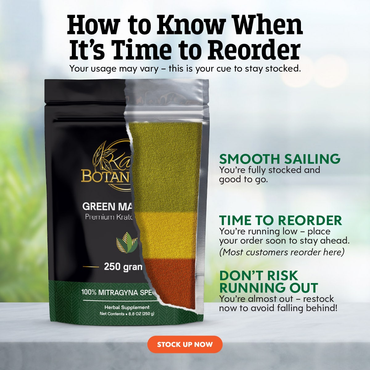 Reorder Kratom - Kats Botanicals