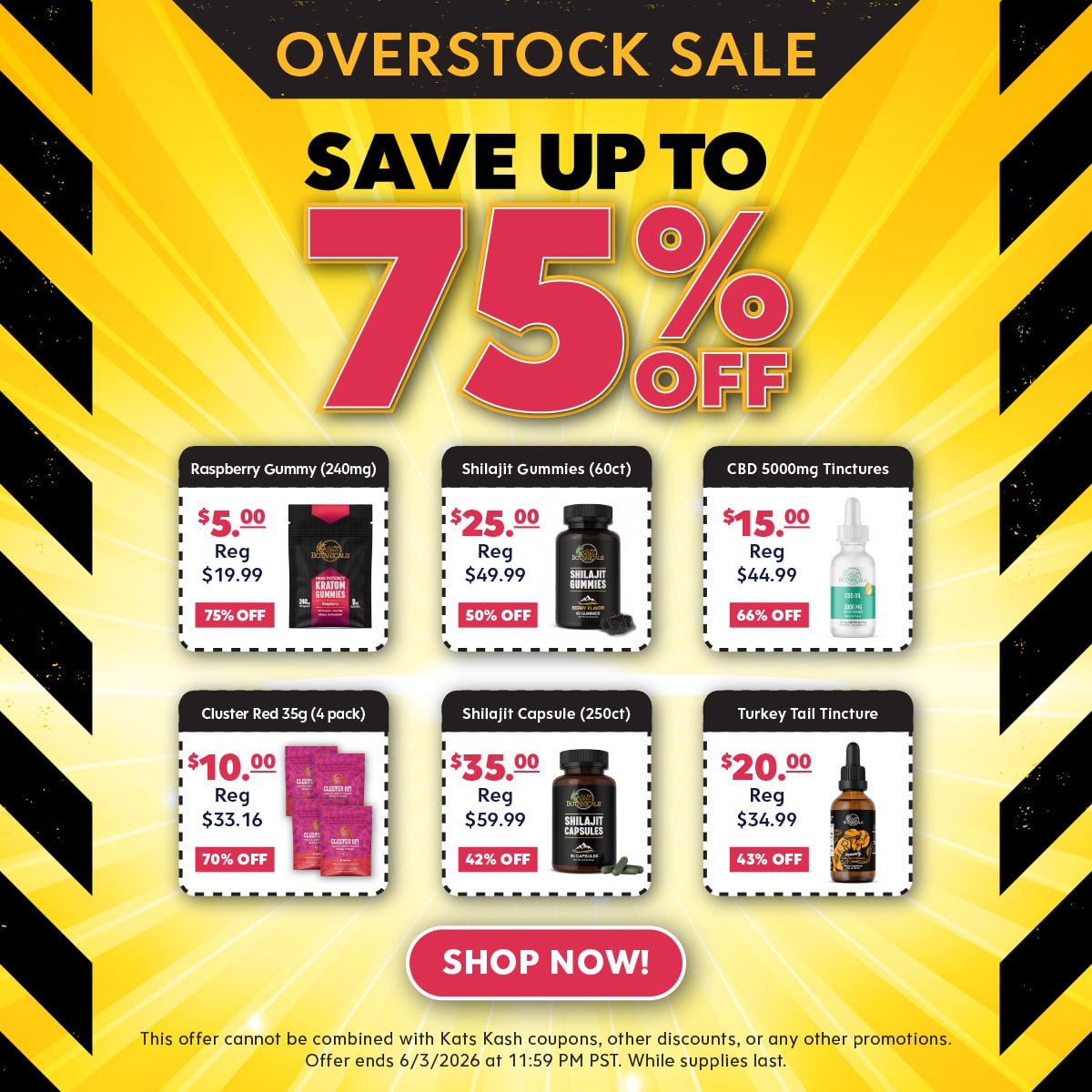 Kats Botanicals - Overstock Sale!