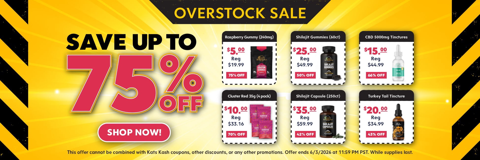 Kats Botanicals - Overstock Sale!