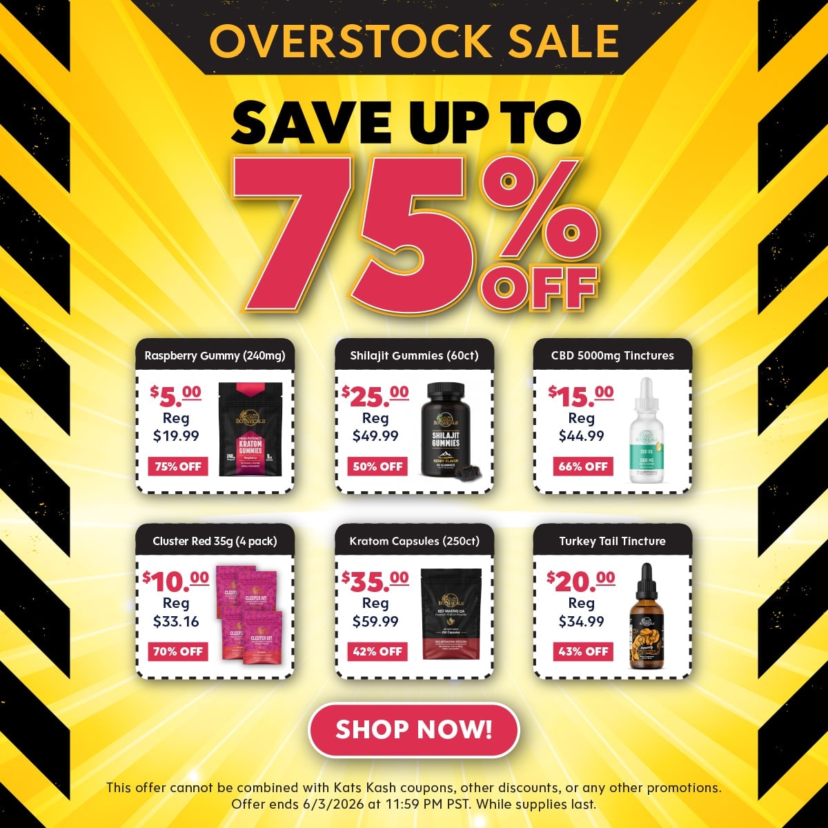 Kats Botanicals - Overstock Sale!