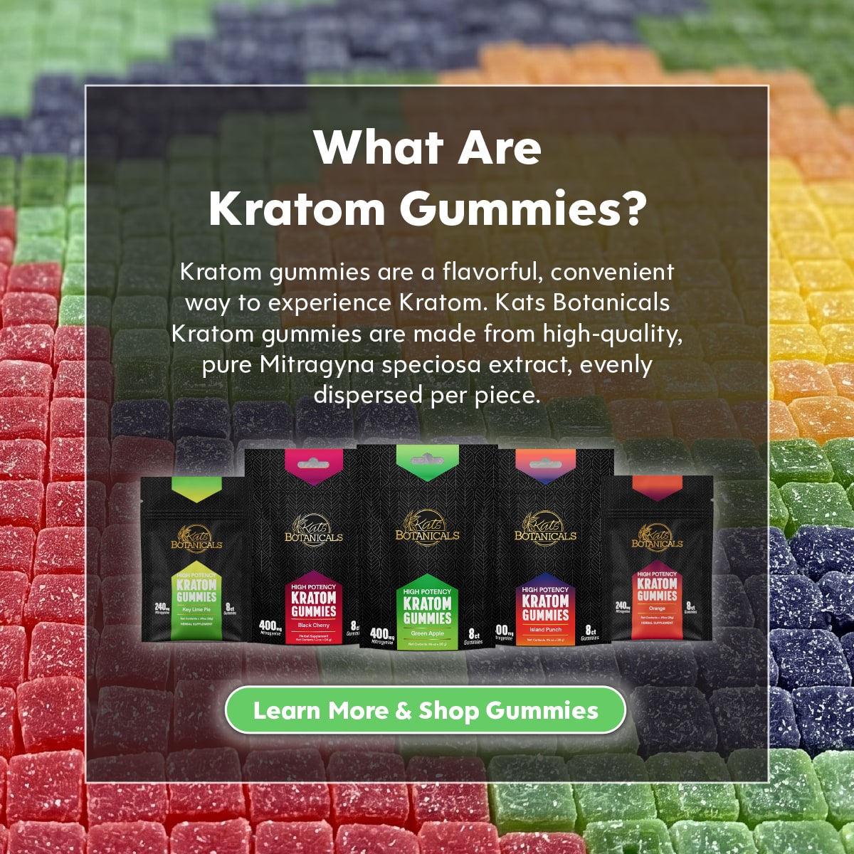 What are Kratom Gummies - Kats Botanicals