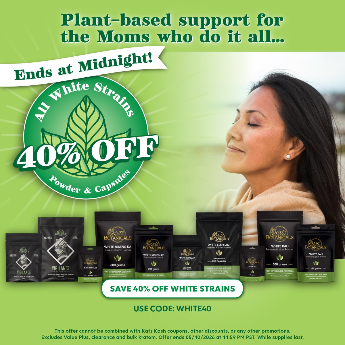 White Vein Kratom Sale - 40% off