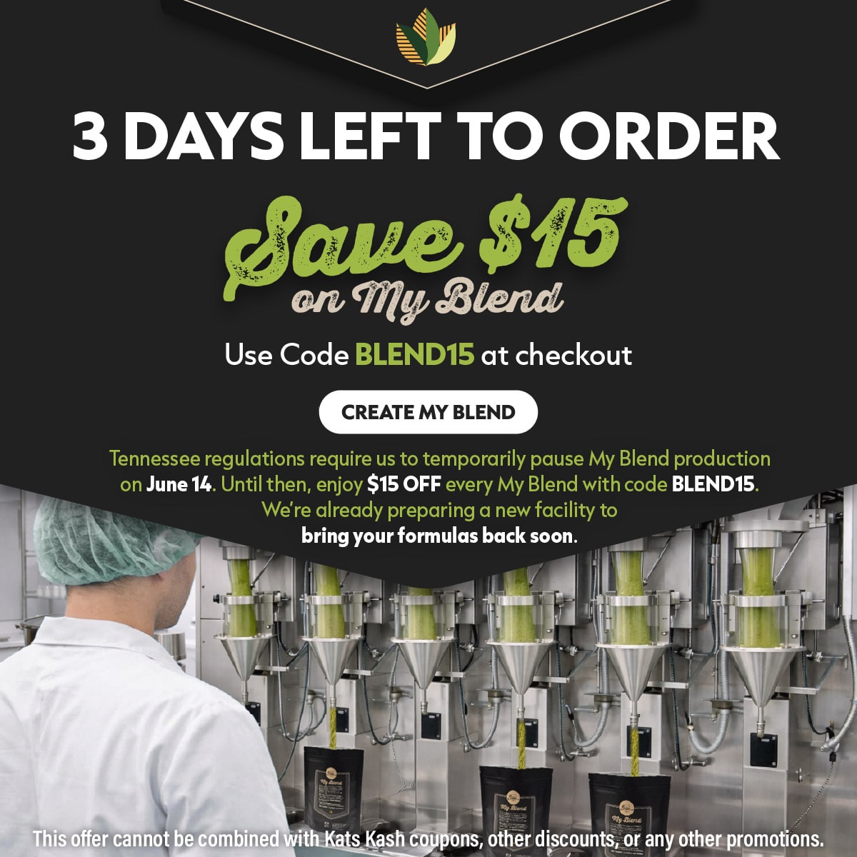 Kats Botanicals - My Blend $15 Off